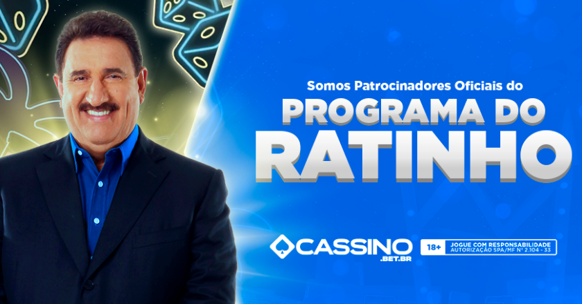 Cassino é a nova Patrocinadora Oficial do Quadro “Gol Show” no Programa do Ratinho