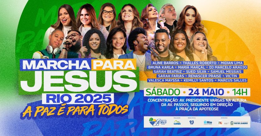 Confira o esquema especial do trânsito para a Marcha Para Jesus do Rio de Janeiro