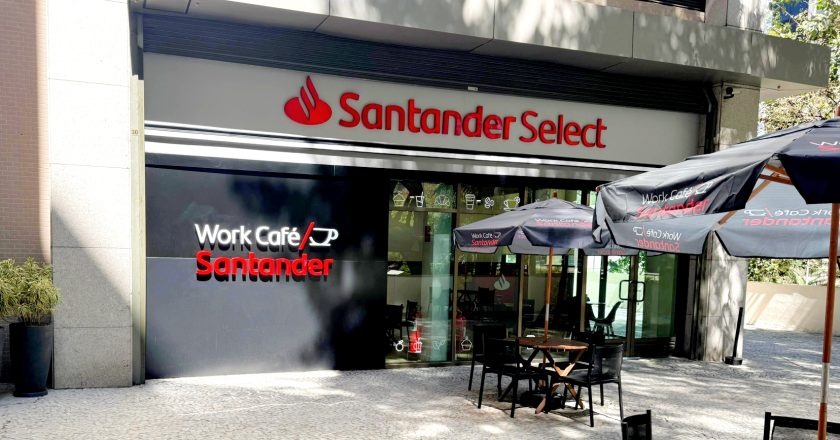 Novo modelo de agência-café do Santander estreia na Cidade Nova