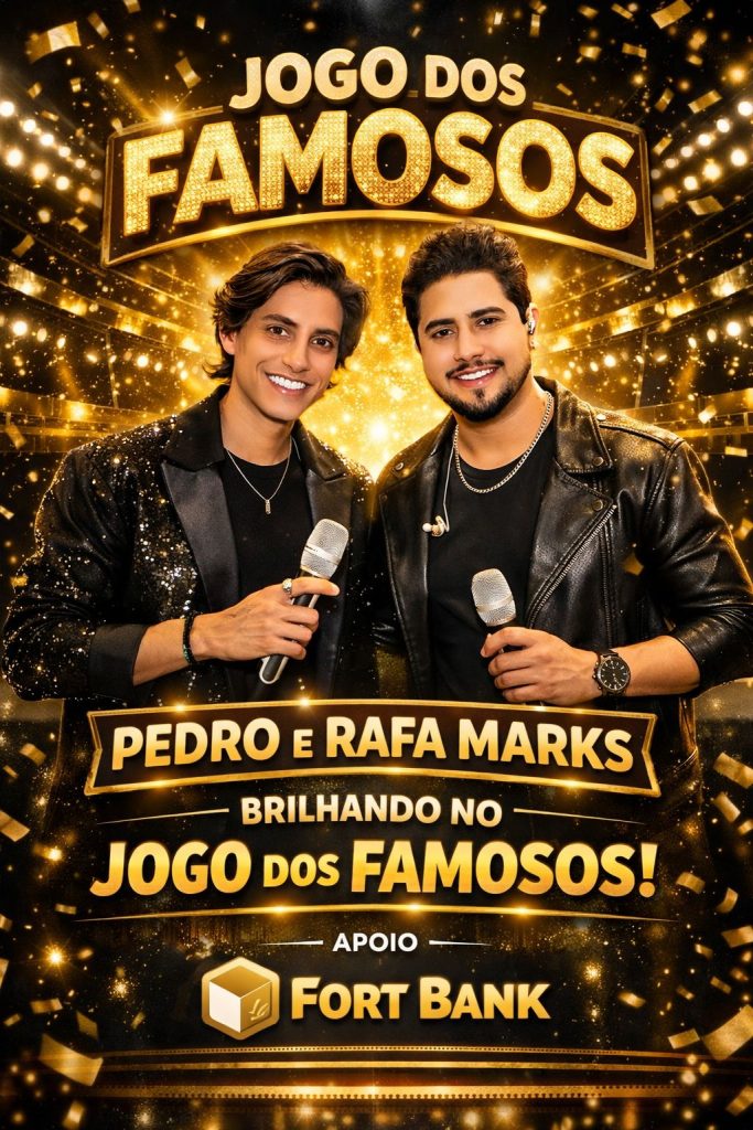 Do palco ao Jogo dos Famosos: Pedro e Rafa Marks ampliam visibilidade no Brasil